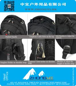 Zwarte Zakelijke Rugzak Mannelijk Zwitsers Militair 15.6 Computertas Mochila masculino Orthopedische Rugzak