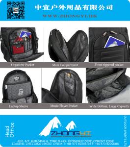 Zwarte Zakelijke Rugzak Mannelijk Zwitsers Militair 15.6 Computertas Mochila masculino Orthopedische Rugzak