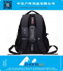 Zwarte Zakelijke Rugzak Mannelijk Zwitsers Militair 15.6 Computertas Mochila masculino Orthopedische Rugzak