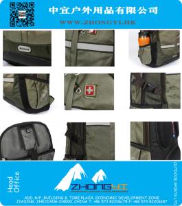 Modemerk 15/16 Inch mannen militaire krijger laptop rugzak zwitserse cool notebook reizen camping tactische tassen