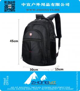 14.6 Inch Black Orginal zwitserse versnelling rugzak mochila feminina heren laptop camera tas zwitserse rugzak op business school daypack
