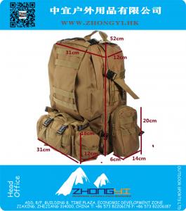 2015 Hight Capaciteit Rugzakken Mens Special Forces Rugzak Molle 3D Outdoor Duurzaam Langlaufen Camping Wandelen Militaire Tas
