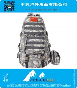 3D Mannen Vrouwen Unisex Outdoor Militaire Tactische Rugzak CampHiking Tas Rugzak 45L MOLLE Groot Groot Ergonomisch Toestel