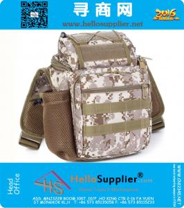 Gli uomini di stile militare sport Cross Body Pack Casual Single Strap Sling One spalla Camping Borse Camera Bag