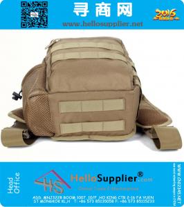 Gli uomini di stile militare sport Cross Body Pack Casual Single Strap Sling One spalla Camping Borse Camera Bag