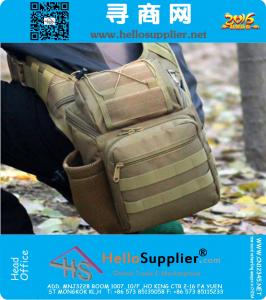 Gli uomini di stile militare sport Cross Body Pack Casual Single Strap Sling One spalla Camping Borse Camera Bag
