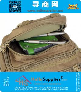 Gli uomini di stile militare sport Cross Body Pack Casual Single Strap Sling One spalla Camping Borse Camera Bag