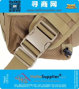 Gli uomini di stile militare sport Cross Body Pack Casual Single Strap Sling One spalla Camping Borse Camera Bag