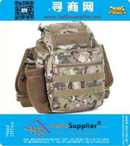 Gli uomini di stile militare sport Cross Body Pack Casual Single Strap Sling One spalla Camping Borse Camera Bag