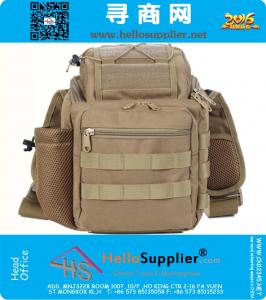 Gli uomini di stile militare sport Cross Body Pack Casual Single Strap Sling One spalla Camping Borse Camera Bag