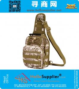 Nylon Molle Borst Pack Cross Body Sling Enkele Schouder Sporttas Voor Vissen Camping Apparatuur Outdoor Jacht Fietsen
