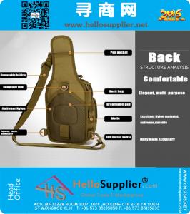 Nylon Molle Borst Pack Cross Body Sling Enkele Schouder Sporttas Voor Vissen Camping Apparatuur Outdoor Jacht Fietsen