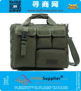 Erkekler Kadın Unisex Bilgisayar Mesaj Çantaları Taktik Molle Omuz Paketi Askeri Spor Salonu Duffle Çantası