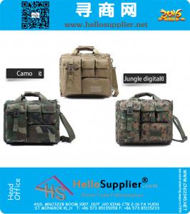 Erkekler Kadın Unisex Bilgisayar Mesaj Çantaları Taktik Molle Omuz Paketi Askeri Spor Salonu Duffle Çantası