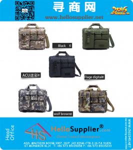 Erkekler Kadın Unisex Bilgisayar Mesaj Çantaları Taktik Molle Omuz Paketi Askeri Spor Salonu Duffle Çantası