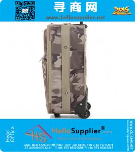 Bagage grote capaciteit mannen Army Green Camouflage trolley tas Smith hefboom vrouwen directionele wiel reistas