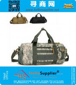 Populaire lichtgewicht duurzaam rollend bagage tas sport mannen nylon emmer cilinder militaire plunje army reizen tactische plunjezak