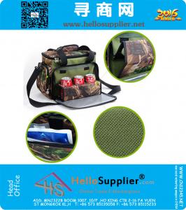 Militaire thermische koeler Koelkastzakken Camouflagepatroon Draagbare zakken voor voedsel Verdikking Reistassen Ice Fruit Fresh picknickzak