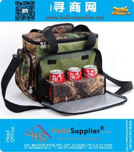 Militaire thermische koeler Koelkastzakken Camouflagepatroon Draagbare zakken voor voedsel Verdikking Reistassen Ice Fruit Fresh picknickzak