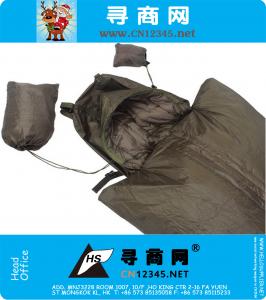 Sac de couchage portatif militaire imperméable à l'eau d'hiver