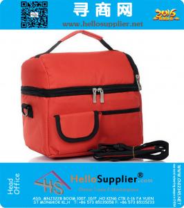 Draagbare outdoor picknickzak Oxford lunchzak Mode IJszak Versheid Moedermelk Pakket Casual multi-layer lunch koeltas