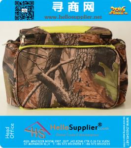 Grote capaciteit Bark Camouflage Koeler Tassen Waterdichte Nylon Geïsoleerde Koeler met verstelbare schouderriem en afneembare voering
