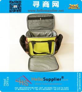 Grote capaciteit Bark Camouflage Koeler Tassen Waterdichte Nylon Geïsoleerde Koeler met verstelbare schouderriem en afneembare voering