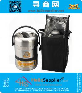 Draagbare koeltassen Camping Outdoor Noodzaak Wijn Picknickpakket Thermisch geïsoleerde Tote Lunch Cool Lunchbox Handtas