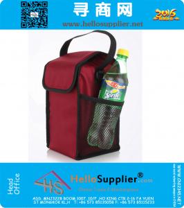 Draagbare koeltassen Camping Outdoor Noodzaak Wijn Picknickpakket Thermisch geïsoleerde Tote Lunch Cool Lunchbox Handtas