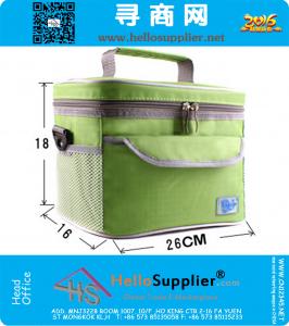 Multifunctionele koeltassen Groot volume Thicken Vouwen Frisse houden borst melk tas Thermische picknick tas ontvangen