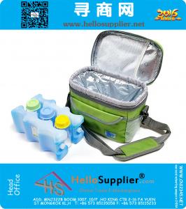 Multifunctionele koeltassen Groot volume Thicken Vouwen Frisse houden borst melk tas Thermische picknick tas ontvangen