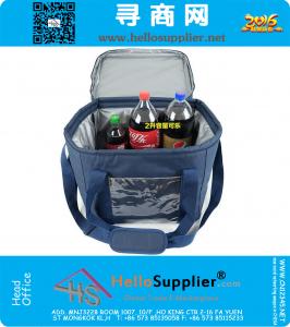 Supergrote 47L koelertassen codering 600D Oxford doek en PE schuim en PEAV rode picknickzak Blauwe lunchtas