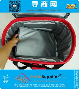 Supergrote 47L koelertassen codering 600D Oxford doek en PE schuim en PEAV rode picknickzak Blauwe lunchtas