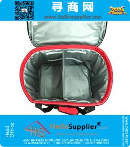 Supergrote 47L koelertassen codering 600D Oxford doek en PE schuim en PEAV rode picknickzak Blauwe lunchtas