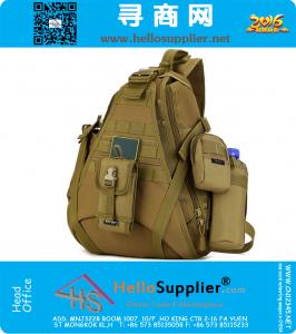 Mannen 1000D Nylon Militaire Tactische Reizen Wandelen Rijden Bike Cross Body Messenger Schouder Rugzak Sling Borst Waterdichte Tas
