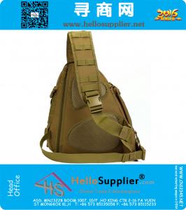 Mannen 1000D Nylon Militaire Tactische Reizen Wandelen Rijden Bike Cross Body Messenger Schouder Rugzak Sling Borst Waterdichte Tas