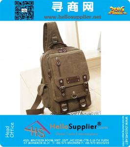 Nieuwe multifunctionele klassieke canvas tassen mannen tassen borst tas messenger bag casual heren sport handtassen