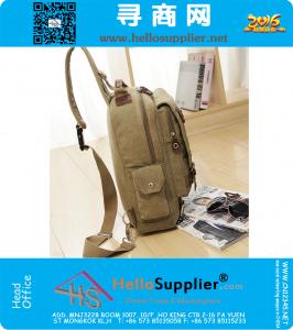 Nieuwe multifunctionele klassieke canvas tassen mannen tassen borst tas messenger bag casual heren sport handtassen