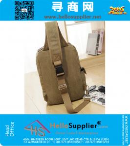 Nieuwe multifunctionele klassieke canvas tassen mannen tassen borst tas messenger bag casual heren sport handtassen