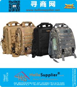 Sac à dos militaire tactique pour ordinateur portable Sac à dos MOLLE Sac à bandoulière Molle Camouflage