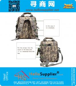Sac à dos militaire tactique pour ordinateur portable Sac à dos MOLLE Sac à bandoulière Molle Camouflage