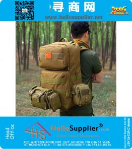 Mochila táctica militar de gran capacidad para hombre del camuflaje que va de excursión mochilas US Hunting mochilas impermeables portátiles bolsas