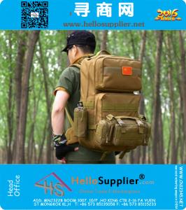 Mochila táctica militar de gran capacidad para hombre del camuflaje que va de excursión mochilas US Hunting mochilas impermeables portátiles bolsas