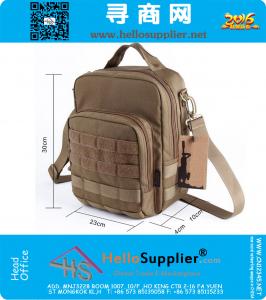 Mens Waterdichte Militaire Tactische EDC Zak Outdoor Reizen Multifunctie Molle Messenger Schoudertas voor Ipad 2 3 4 1050D Nylon