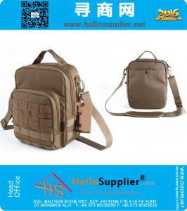 Mens Waterdichte Militaire Tactische EDC Zak Outdoor Reizen Multifunctie Molle Messenger Schoudertas voor Ipad 2 3 4 1050D Nylon