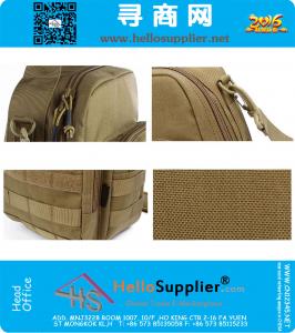 Mens Waterdichte Militaire Tactische EDC Zak Outdoor Reizen Multifunctie Molle Messenger Schoudertas voor Ipad 2 3 4 1050D Nylon
