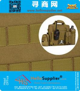 Mens Advanced Molle Tactical Outdoor Bolsa de hombro portátil Messenger Pack Ultra-light Gama de caza Soldier Ultimate Carrier