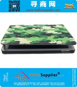 Voor iPad Air 2 hoesjes Leger Camouflage patroon Luxe pu lederen tas met standaard Functie beschermende hoes voor iPad 6