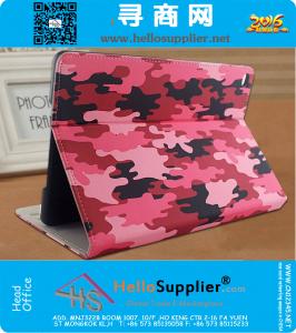 Voor iPad Air 2 hoesjes Leger Camouflage patroon Luxe pu lederen tas met standaard Functie beschermende hoes voor iPad 6