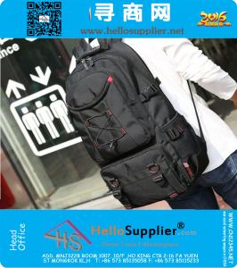 Unisex Männer Leinwand Frauen Rucksack Schule Laptop Rucksack 2015 Wasserdichtes Material Taktische Militärische Rucksäcke taschen